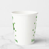 Minimalistisch Cute Happy St Patrick's Day Paper C Papieren Bekers (Rechts)