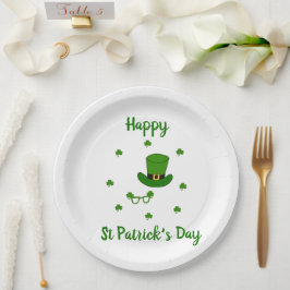 Minimalistisch Cute Happy St Patrick's Day Papieren Bordje