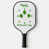 Minimalistisch Cute Happy St Patrick's Day Pickleball Paddle (Achterkant)