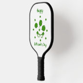 Minimalistisch Cute Happy St Patrick's Day Pickleball Paddle (Links)