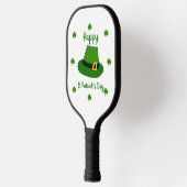Minimalistisch Cute Happy St Patrick's Day Pickleball Paddle (Links)