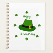 Minimalistisch Cute Happy St Patrick's Day Planner (Voorkant)