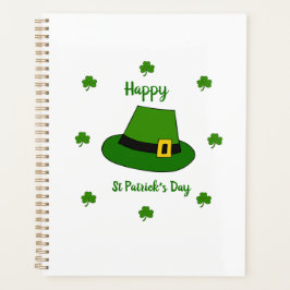 Minimalistisch Cute Happy St Patrick's Day Planner