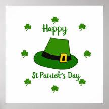 Minimalistisch Cute Happy St Patrick's Day