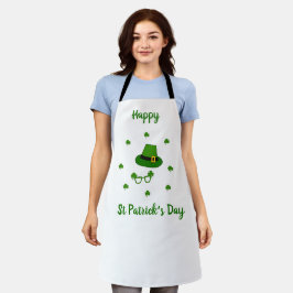 Minimalistisch Cute Happy St Patrick's Day Schort