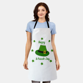 Minimalistisch Cute Happy St Patrick's Day Schort