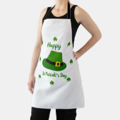 Minimalistisch Cute Happy St Patrick's Day Schort (Insitu)
