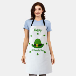 Minimalistisch Cute Happy St Patrick's Day Schort