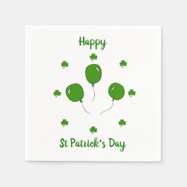 Minimalistisch Cute Happy St Patrick's Day Servet