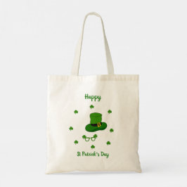 Minimalistisch Cute Happy St Patrick's Day Tote Bag