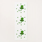 Minimalistisch Cute Happy St Patrick's Day Yogamat (Achterkant)