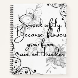 MINIMALISTISCH DAGBOEK MET BOTANISCHE ELEMENTEN & NOTITIEBOEK