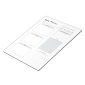 Minimalistisch Dagelijks Planner Notitieblok (Schuin)