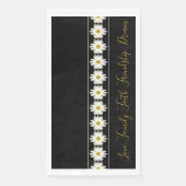 Minimalistisch Daisy-ontwerp Servet (Voorkant)