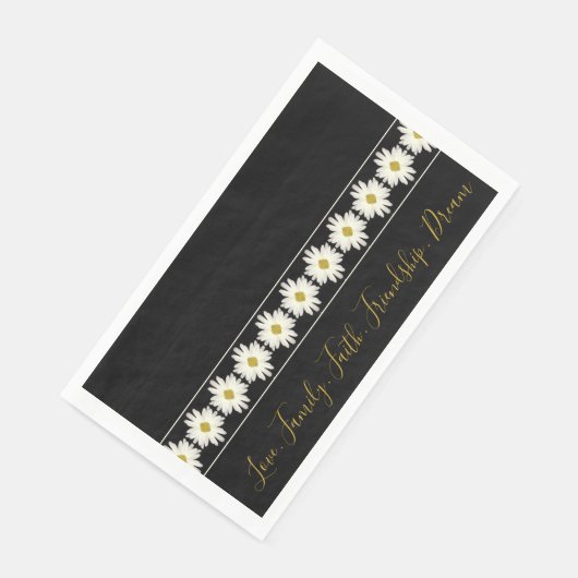 Minimalistisch Daisy-ontwerp Servet (Hoek)