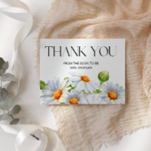 Minimalistisch Daisy Vrijgezellenfeest dank u