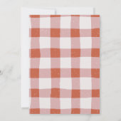 Minimalistisch dat is meer baby shower kaart (Achterkant)