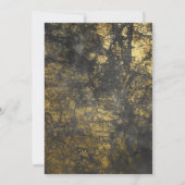 minimalistisch |De datumtypografie opslaan | Faux  Save The Date (Achterkant)