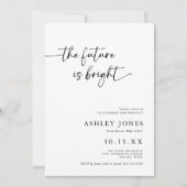 Minimalistisch De toekomst is helder foto Afstuder Kaart (Voorkant)