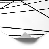 Minimalistisch decor Geometric Abstract #1 Poster (Hoek)
