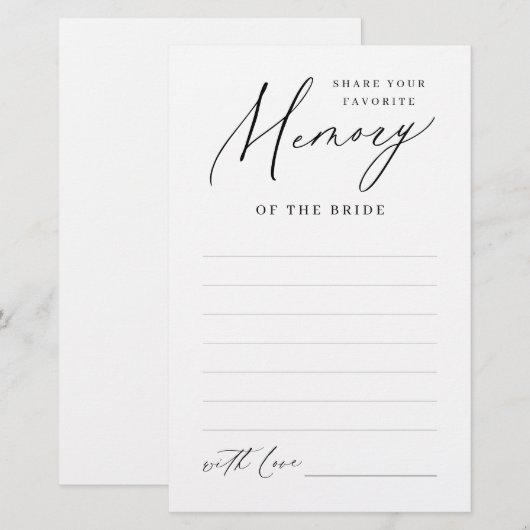 Minimalistisch delen van een vrijgezellenfeest-geh (Voorkant / Achterkant)