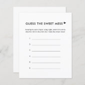 Minimalistisch denken aan de Kaarten van het Sweet (Voorkant / Achterkant)