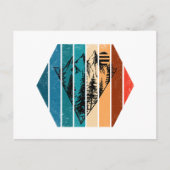 Minimalistisch dennenbos  feestdagenkaart (Voorkant)