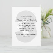 Minimalistisch derde geboorte Genderneutrale Kaart (Staand voorkant)