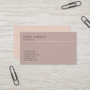 Minimalistisch design elegante  harmonische kleure visitekaartje