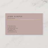 Minimalistisch design elegante harmonische kleure visitekaartje (Voorkant)