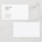 Minimalistisch design Modern Trendy Professional P Visitekaartje (Voorkant / Achterkant)