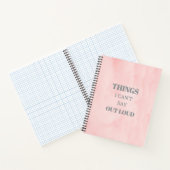 Minimalistisch design roze Notitieboek (Binnen)