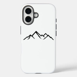 Minimalistisch design voor Natuur liefhebbers iPhone 16 Hoesje
