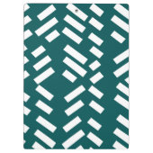 Minimalistisch diagonaal gestreept patroon, monogr klembord (Achterkant)