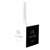 Minimalistisch Dit Het Seizoen Kerstvakantie Decoratie (Achter hoekig)