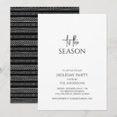 Minimalistisch Dit Het Seizoen Vakantie Feest Kers Kaart (Voorkant / Achterkant)
