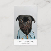 Minimalistisch doctoraal doctoraal doctoraat visitekaartje (Voorkant)