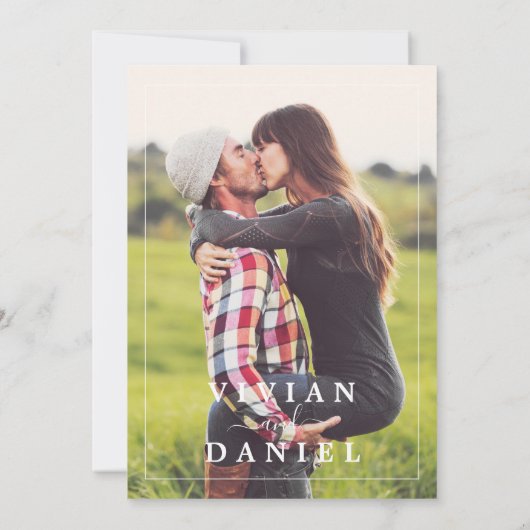 minimalistisch | Donkerzwarte foto op de rug bruil Kaart (Achterkant)