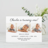 Minimalistisch draaien van één foto van 1 septembe kaart (Staand voorkant)