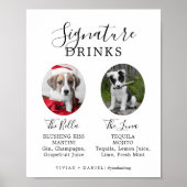 Minimalistisch Drink voor foto-handtekening van ho Poster (Voorkant)