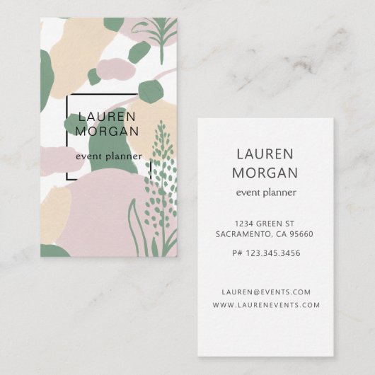 Minimalistisch droomVisitekaartje Visitekaartje (Voorkant / Achterkant)