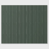 Minimalistisch dunne lijn donkergroene inpakpapier (Vlak)