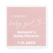 Minimalistisch Een Lief Meisje Baby shower Decorat