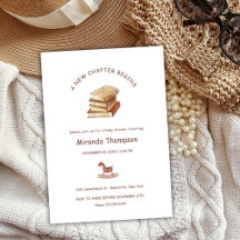 Minimalistisch Een nieuw hoofdstuk Begin Boek Baby