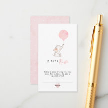 Minimalistisch eenvoudig Baby shower met olifant