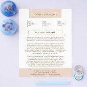 Minimalistisch eenvoudig bandenspatel 8,5x11 flyer (Enkel)