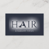 Minimalistisch eenvoudig elegant HAAR Visitekaartj Visitekaartje (Voorkant)