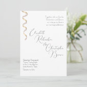 Minimalistisch eenvoudig elegant, modern licht kaart (Staand voorkant)