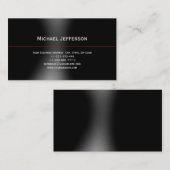 Minimalistisch eenvoudig gewoon consultant Visitek Visitekaartje (Voorkant / Achterkant)