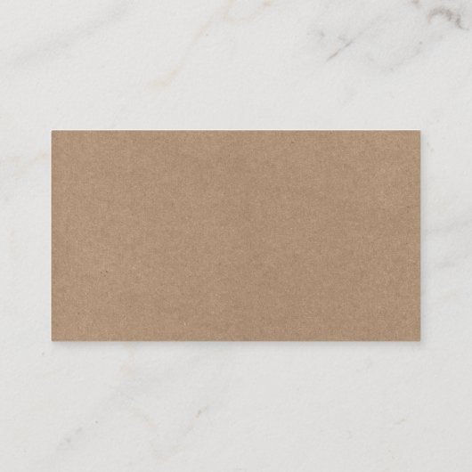 Minimalistisch Eenvoudig huwelijk QR Kraft RSVP Informatiekaartje (Achterkant)